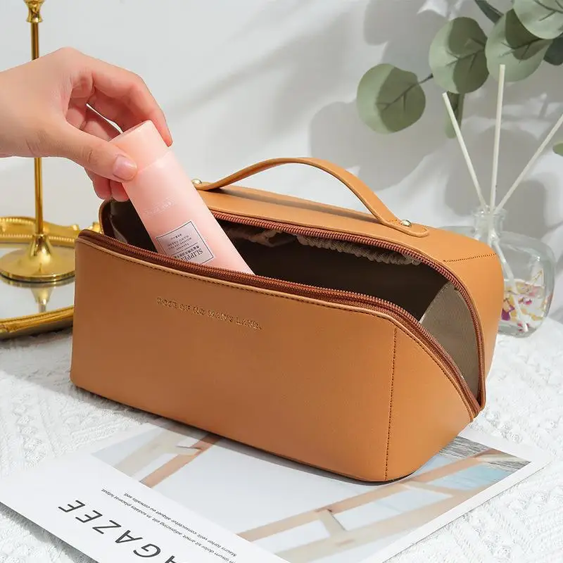Luxury Ziploc Bags - กระเป๋าใส่เครื่องสำอางสำหรับผู้หญิง กระเป๋าใส่เครื่องสำอางแบบพกพา กล่องเก็บของสุดหรูสำหรับสุภาพสตรี กระเป๋าเครื่องสำอาง กระเป๋าจัดระเบียบสำหรับเดินทางแบบมีซิป