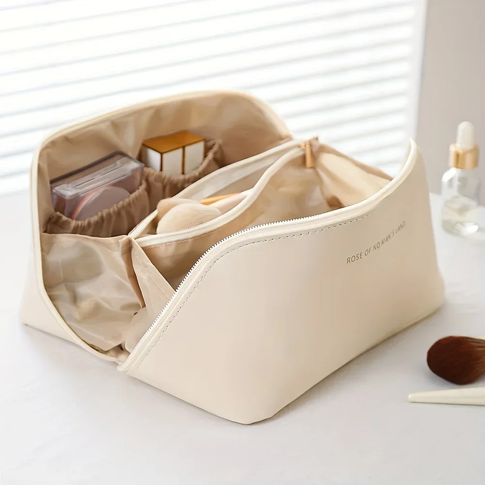 Luxury Ziploc Bags - ออแกไนเซอร์แต่งหน้าหญิงชุดแป้งกระเป๋าแต่งหน้ากรณีการจัดเก็บกระเป๋าหรูหรากล่องเลดี้, กระเป๋าเครื่องสําอาง, กระเป๋าออแกไนเซอร์สําหรับเดินทางซิป