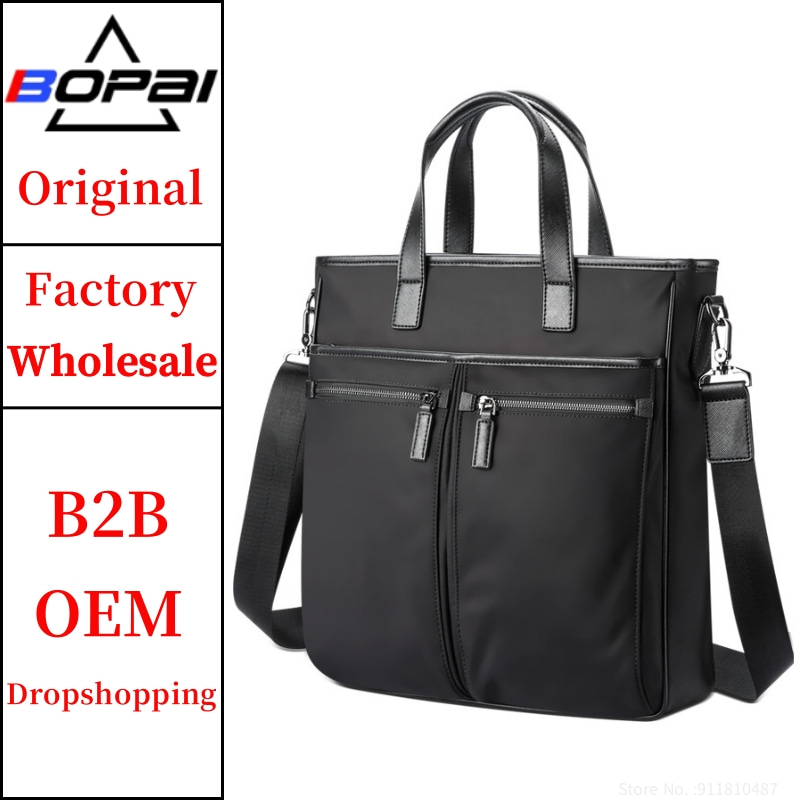 Luxury Bags That Fit Laptop - BOPAI ขายส่งโรงงานหรูหราทนทานและกันน้ํากระเป๋าเอกสารผู้ชายกระเป๋าแล็ปท็อป