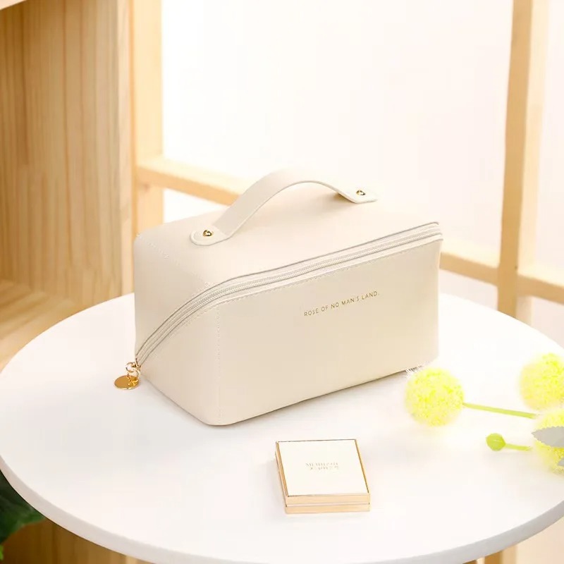 Luxury Ziploc Bags - กระเป๋าจัดระเบียบเครื่องสำอางสำหรับผู้หญิง กระเป๋าใส่เครื่องสำอาง กล่องเก็บของสุดหรู กระเป๋าเครื่องสำอางสำหรับเดินทางแบบมีซิป