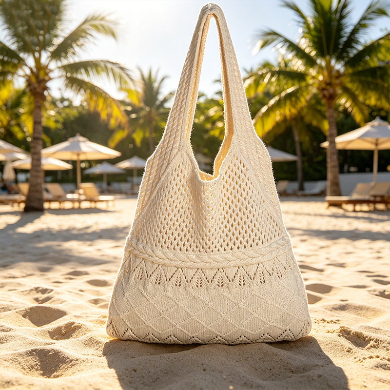 Luxury Designer Bags Ysl - กระเป๋าถักสีพื้น กระเป๋าสะพายปักลายฉลุ กระเป๋าถือเนื้อนุ่ม กระเป๋าถือไหมพรม ของขวัญสำหรับผู้หญิง