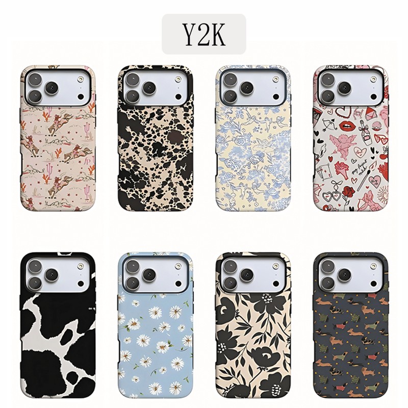 Luxury Y2K Bags - เคสโทรศัพท์ลายดอกเดซี่สุดหรูสไตล์ Y2K สำหรับ iPhone 17 16e