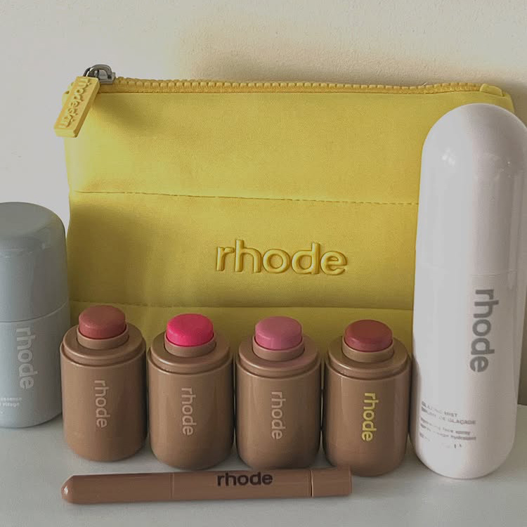 Luxury Ziploc Bags - แบรนด์หรูพ็อกเก็ตบลัชครีม รูจ พาวเดอร์ บลัชเชอร์เครื่องสำอางขั้นสูงกระเป๋าบับเบิ้ลหมอนซิปกระเป๋าลิปกลอสแต่งหน้าเดินทาง