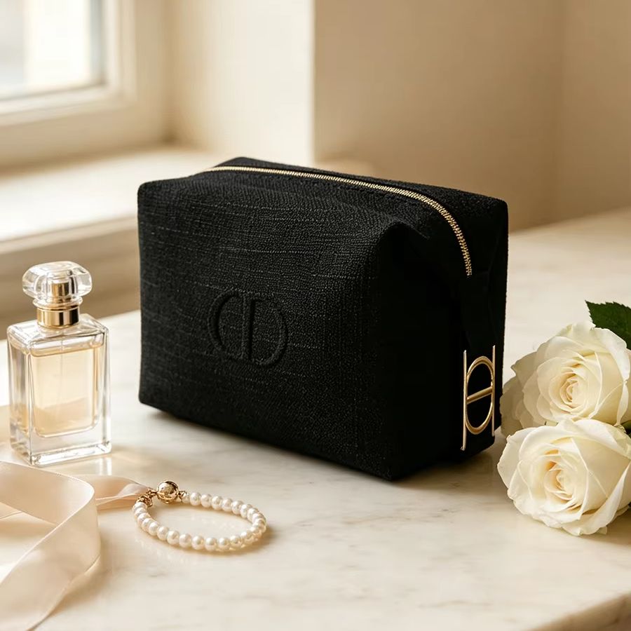 Luxury Designer Bags Ysl - กระเป๋าดิออร์ ดิออร์ มินิมอลลิสต์ แบล็ค แคนวาส ซิป