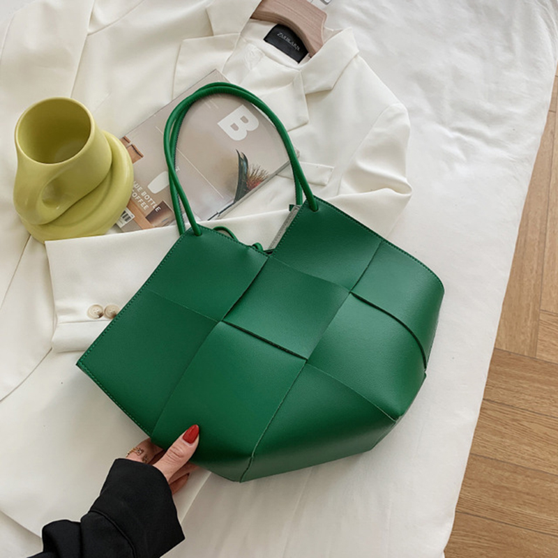 Luxury Bags Quality - หรูหราขนาดใหญ่ Tote กระเป๋าผู้หญิง Rhomboid ขนาดใหญ่ความจุกระเป๋าถือหนัง Underarm