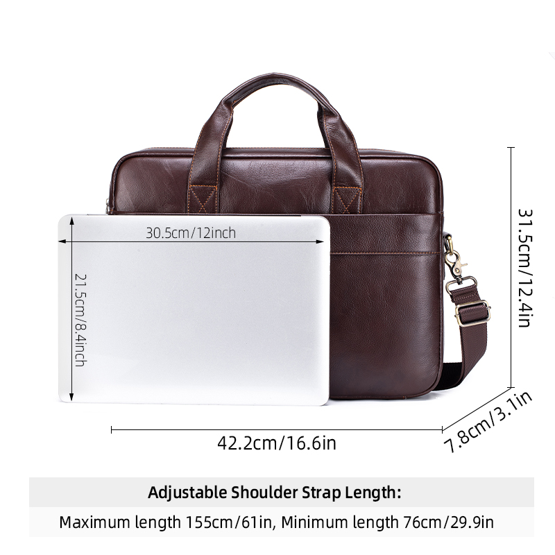 กระเป๋าเอกสารผู้ชายหนังแท้ กระ - Luxury Bags That Fit Laptop บทวิจารณ์และราคา