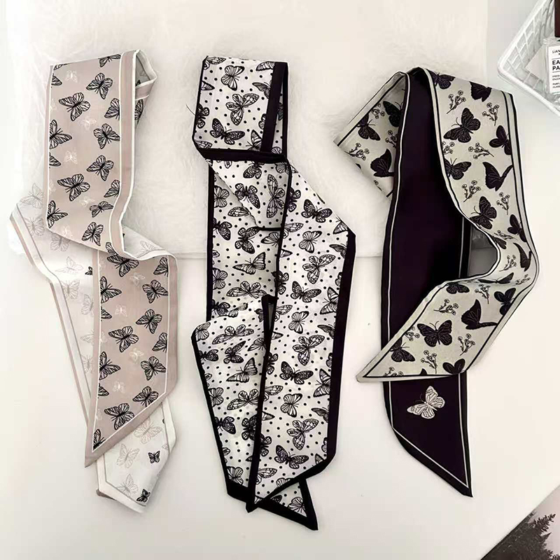 ผ้าพันคอไหมขนาดเล็ก ลายผีเสื้อ - Luxury Bags In China บทวิจารณ์และราคา