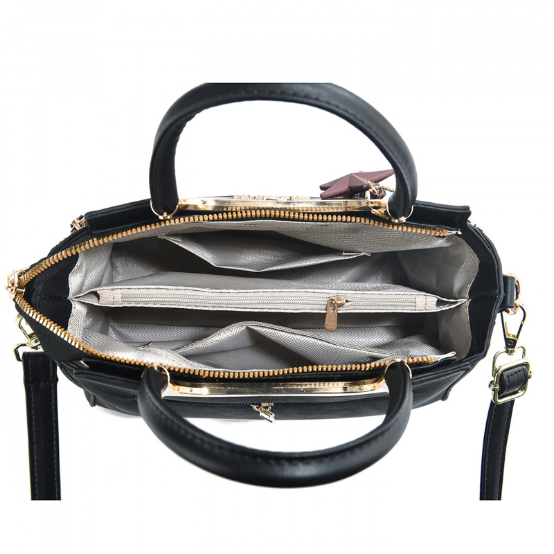 กระเป๋าถือผู้หญิงมีสไตล์ สีพื้ - Luxury Zipper Bags บทวิจารณ์และราคา