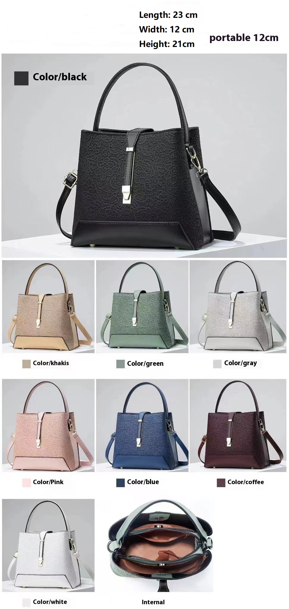 ใหม่หรูหรา Tote กระเป๋าหนัง Cl - Luxury Bags Quality บทวิจารณ์และราคา