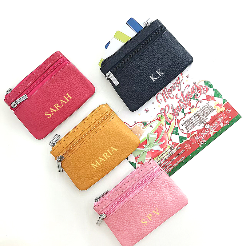 กระเป๋าใส่เหรียญหนังแท้ สลักอั - Luxury Ziploc Bags บทวิจารณ์และราคา