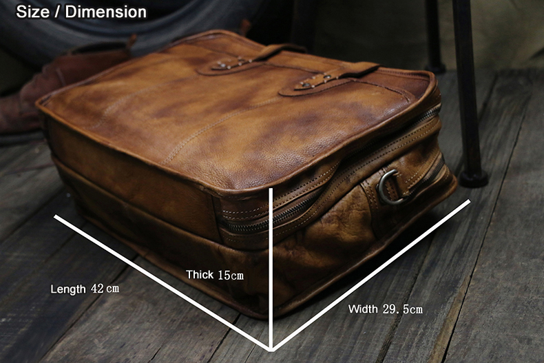 กระเป๋าเอกสารหนังแท้สไตล์วินเท - Luxury Bags That Fit Laptop บทวิจารณ์และราคา