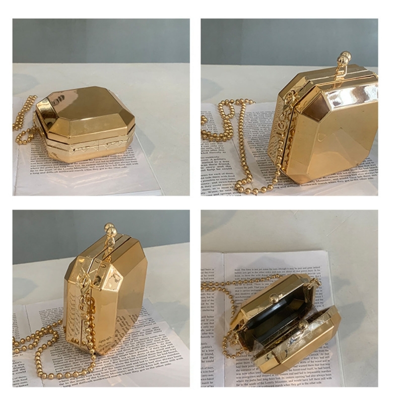 Mini Luxury Gold Party กระเป๋า - Luxury Zipper Bags บทวิจารณ์และราคา