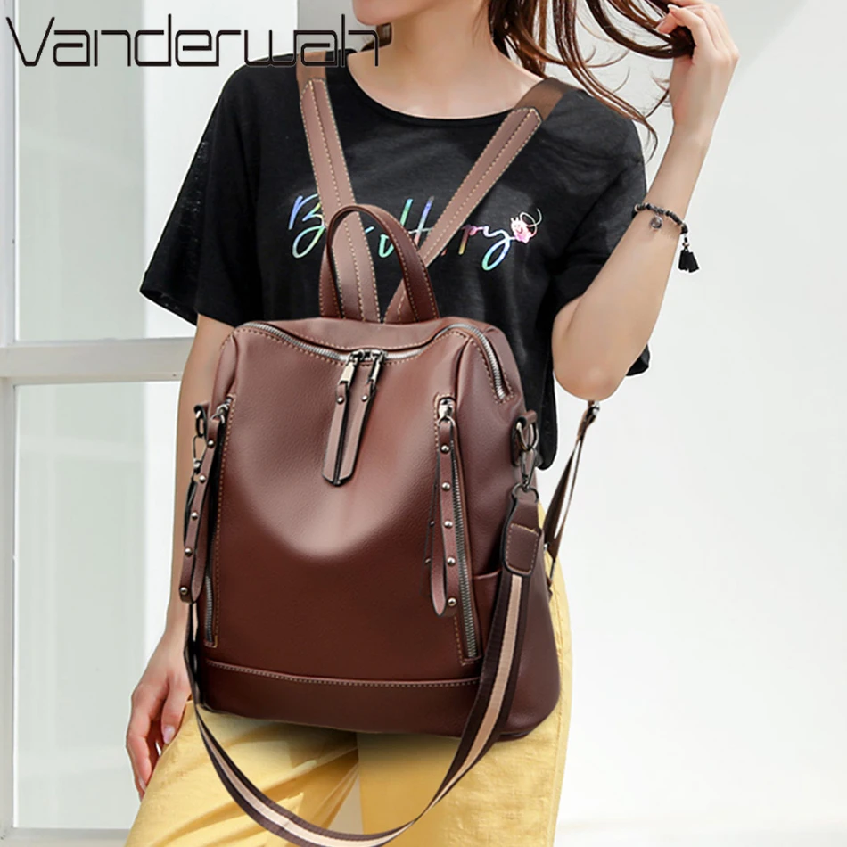 ยี่ห้อกระเป๋าเป้สะพายหลังหนังน - Luxury Bags Leather บทวิจารณ์และราคา