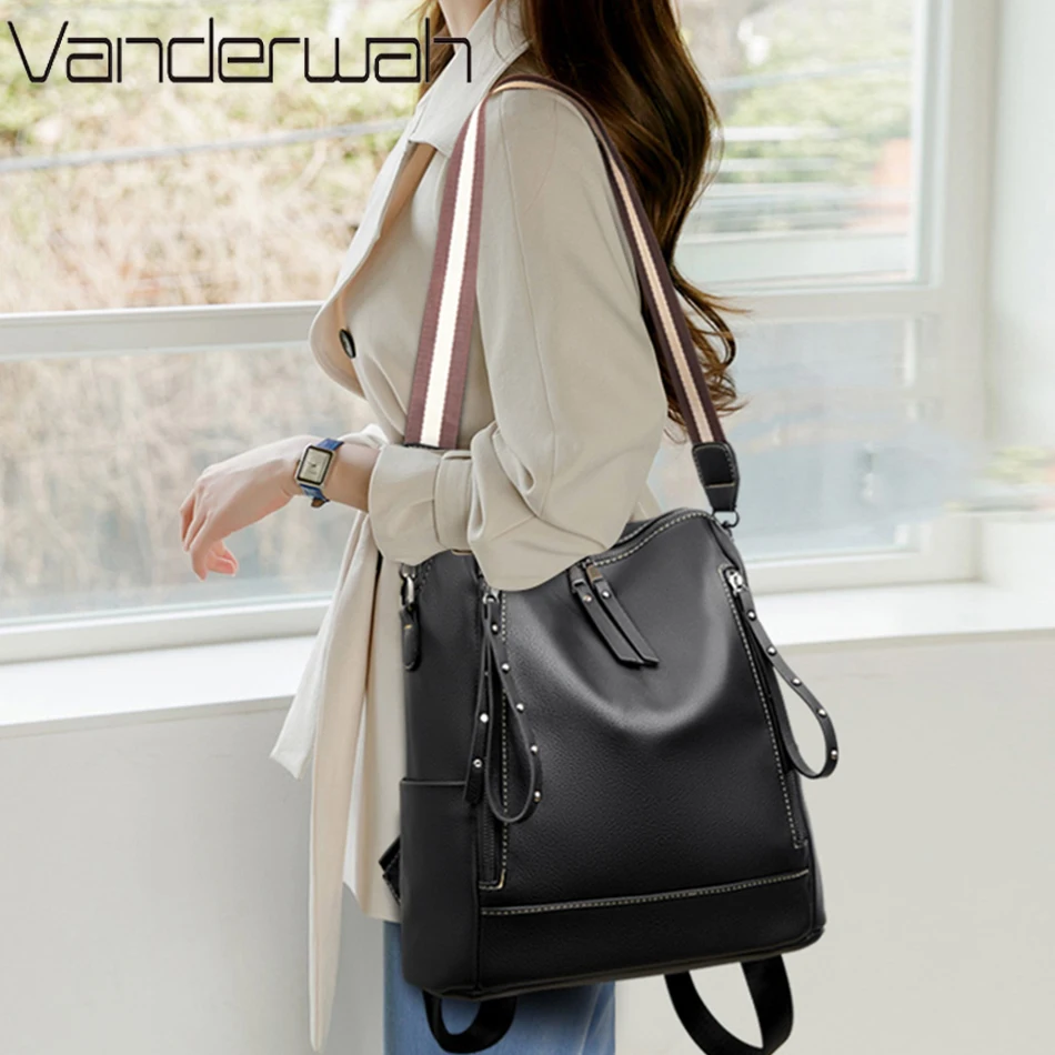 ยี่ห้อกระเป๋าเป้สะพายหลังหนังน - Luxury Bags Leather บทวิจารณ์และราคา