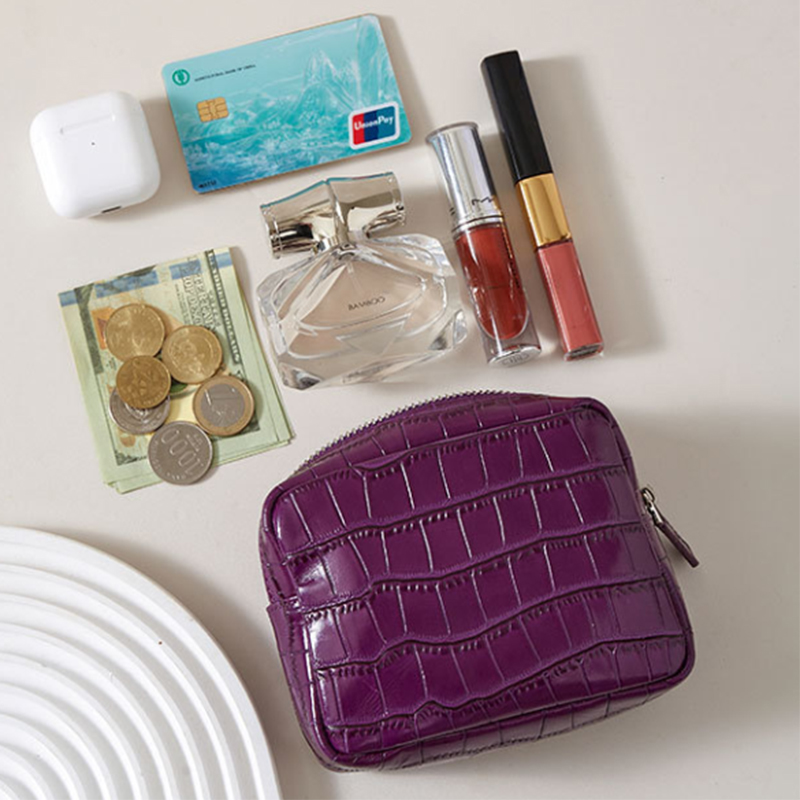 กระเป๋าใส่เหรียญหนังแท้ลายจระเ - Luxury Ziploc Bags บทวิจารณ์และราคา