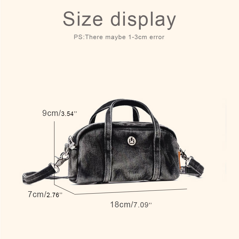 กระเป๋าสะพายไหล่ผ้าเดนิมทรงกล่ - Luxury Bags In China บทวิจารณ์และราคา