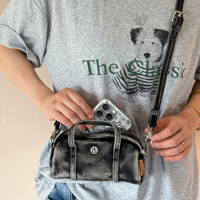 กระเป๋าสะพายไหล่ผ้าเดนิมทรงกล่ - Luxury Bags In China บทวิจารณ์และราคา