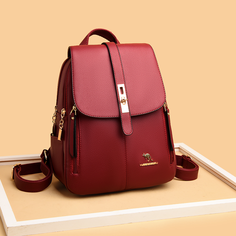 กระเป๋าเป้สะพายหลังหนังวินเทจส - Luxury Bags Leather บทวิจารณ์และราคา
