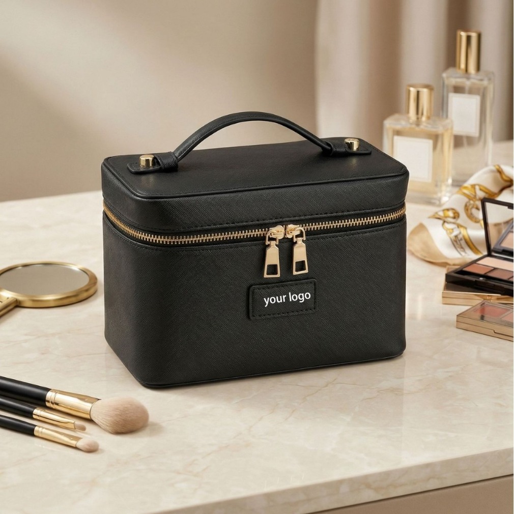 กระเป๋าเครื่องสำอางหนังลายหนัง - Luxury Bags Leather บทวิจารณ์และราคา