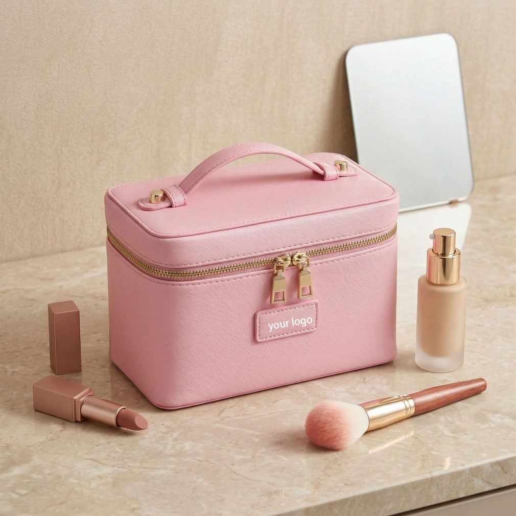 กระเป๋าเครื่องสำอางหนังลายหนัง - Luxury Bags Leather บทวิจารณ์และราคา
