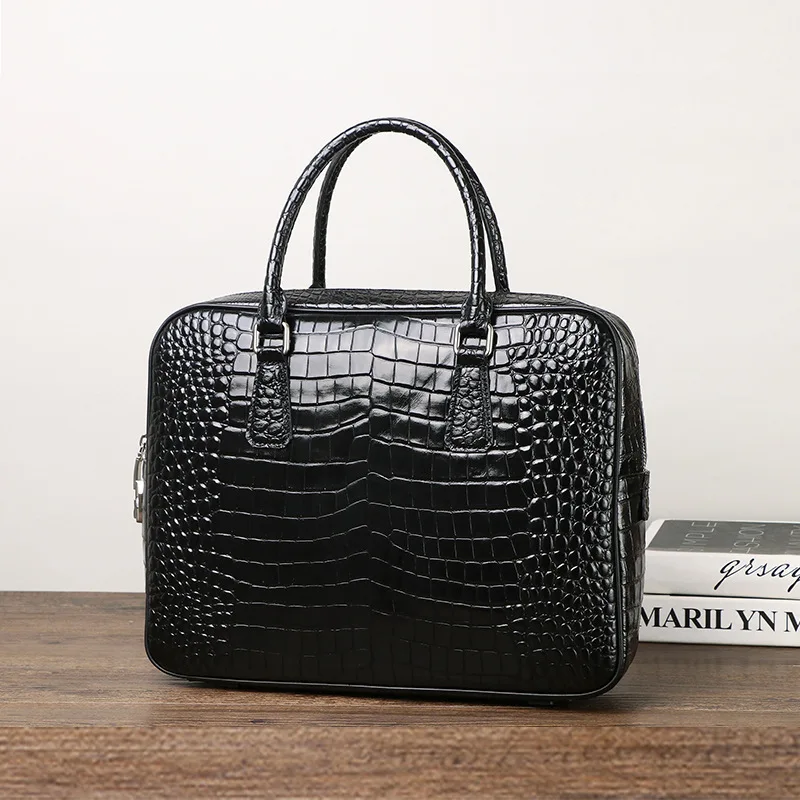 2025 ใหม่หรูหรารูปแบบจระเข้ของ - Luxury Bags That Fit Laptop บทวิจารณ์และราคา