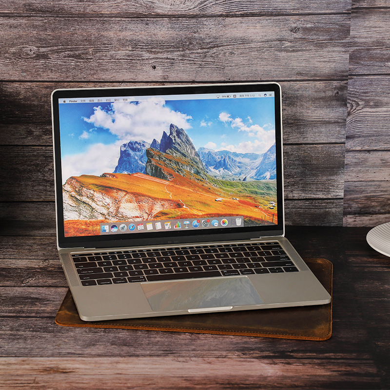 ใหม่หรูหราสีน้ำตาลวัวแท้หนังสำ - Luxury Bags That Fit Laptop บทวิจารณ์และราคา